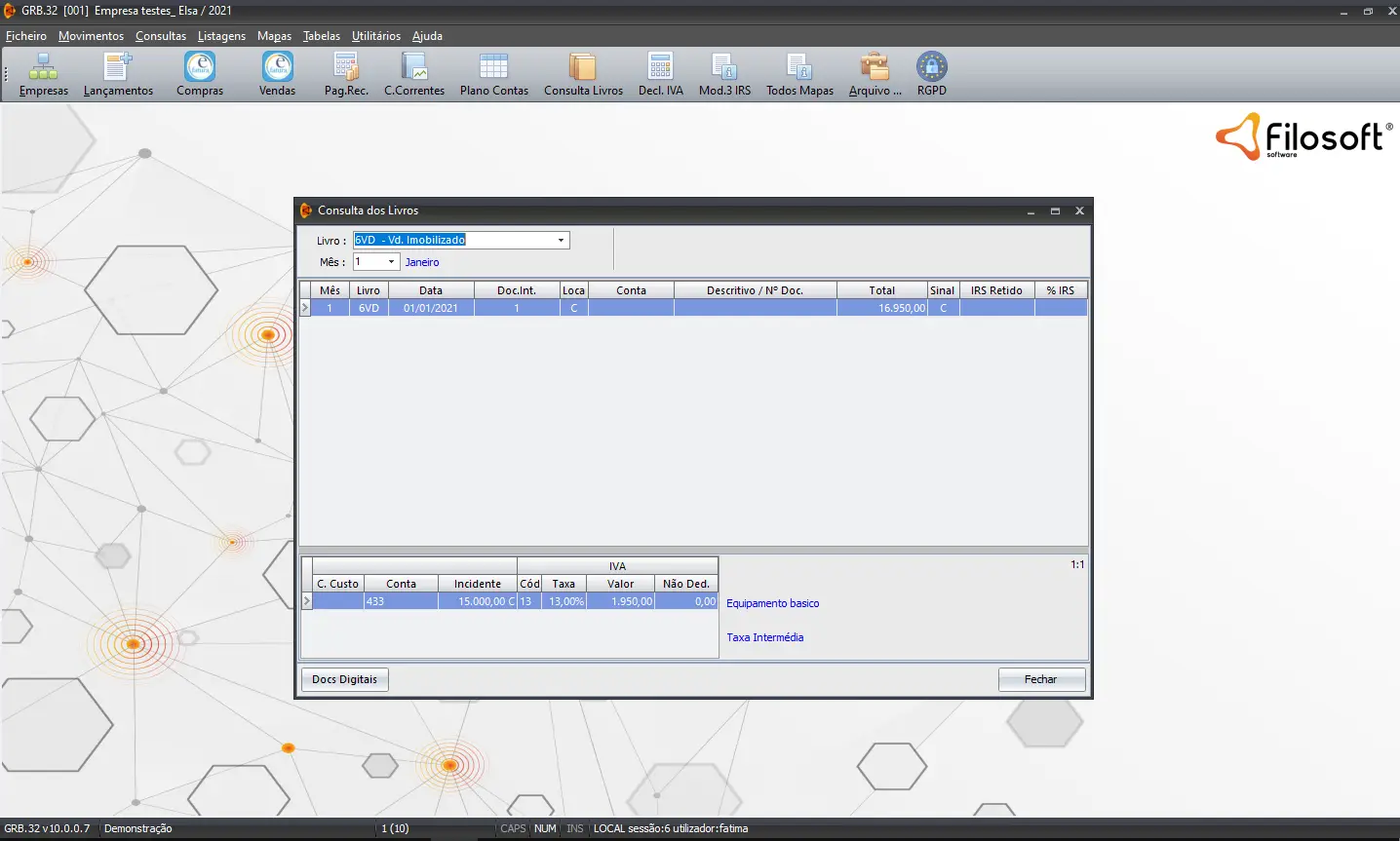 Software de Contabilidade Não Organizada - Livros